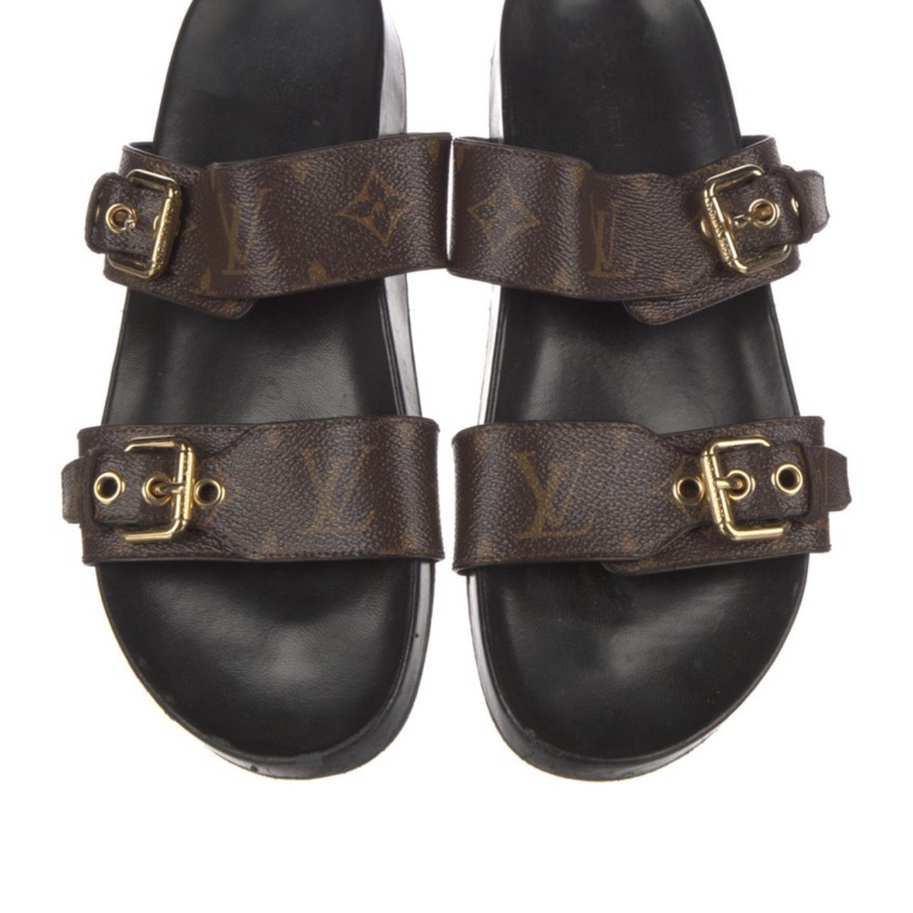 Louis Vuitton Leather Slides